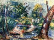 Pierre Renoir Landscape with River oil